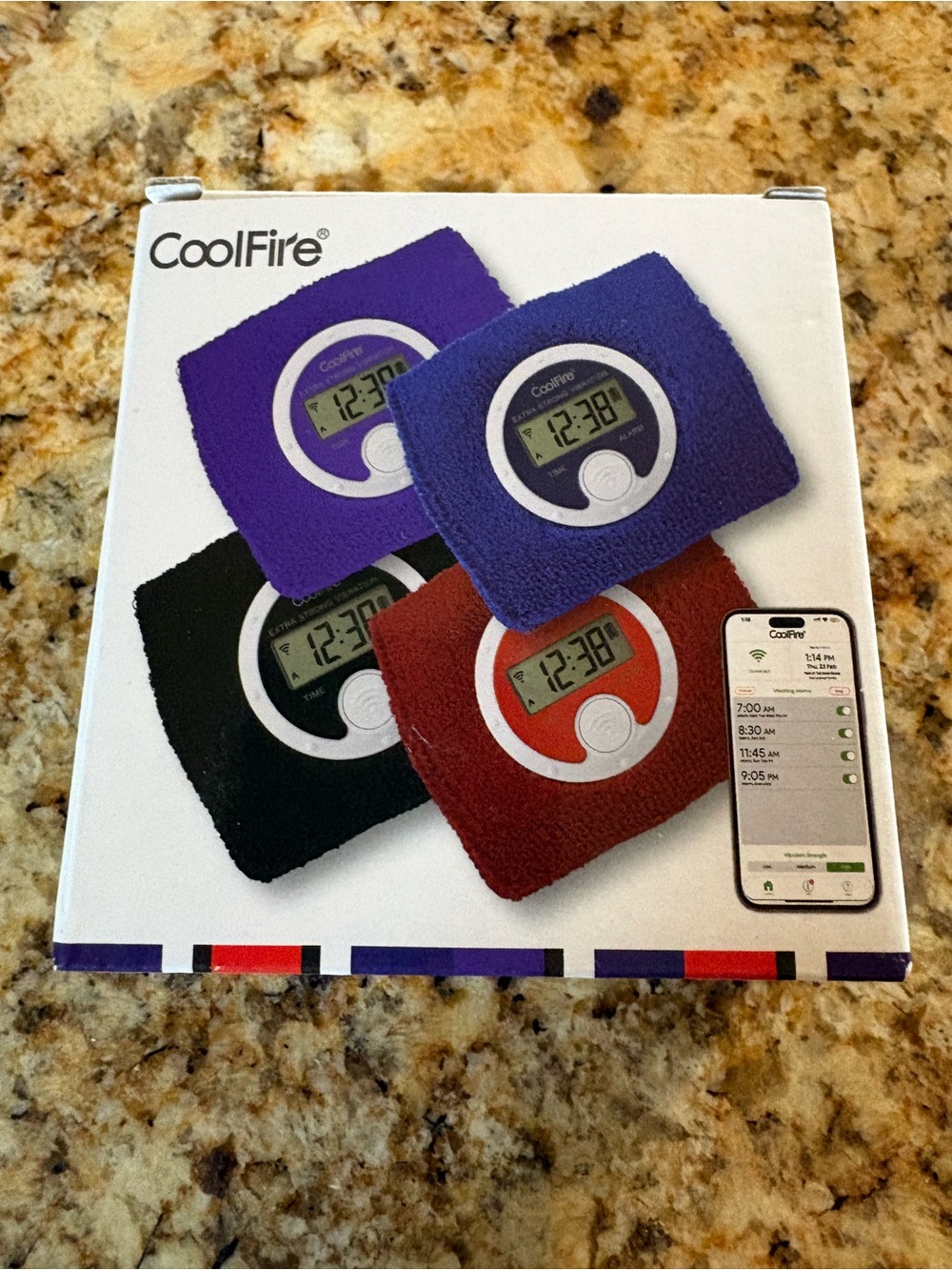 Wristband Clip Alarm - Purple & Red Options